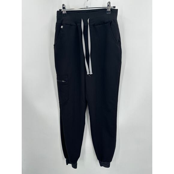 FIGS set Catarina One pocket top & Zamora Jogger Bottoms Black Size Small - Picture 5 of 8